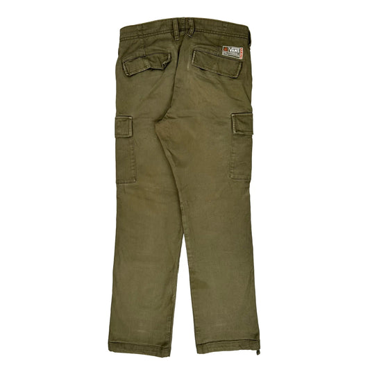 Vans Cargo Trousers - 32W 31L Khaki Cotton