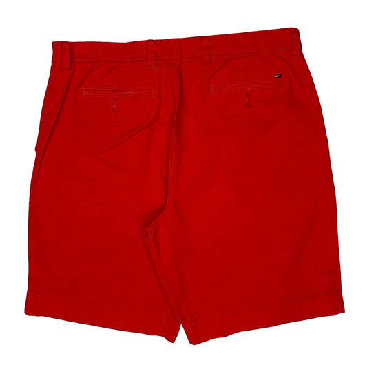 Tommy Hilfiger Chino Shorts - 35W 10L Red Cotton