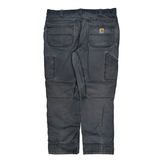 Carhartt Carpenter Trousers - 40W 30L Grey Cotton