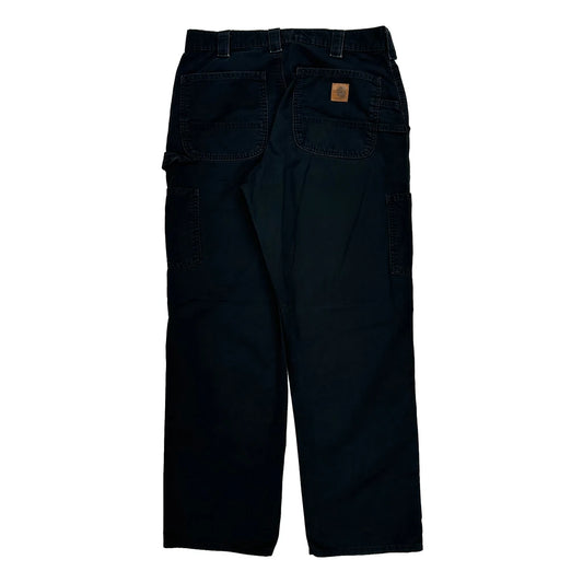 Carhartt Carpenter Trousers - 32W 30L Black Cotton