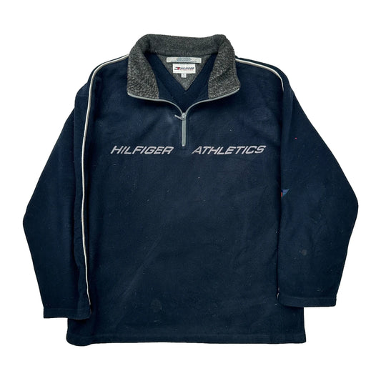 Tommy Hilfiger Spellout Fleece - Large Navy Polyester