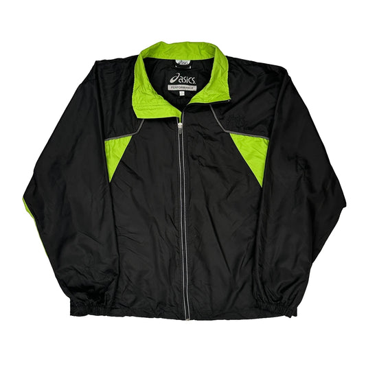 Asics Windbreaker - Large Black Polyester