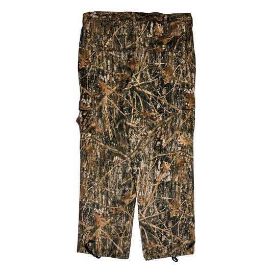 True Timber Camo Cargo Trousers - 36W 31L Camo Cotton Blend