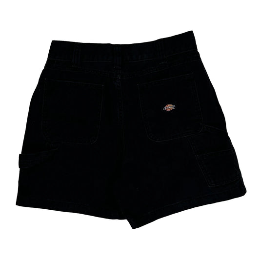 Dickies Denim Shorts - 27W UK 8 Black Cotton