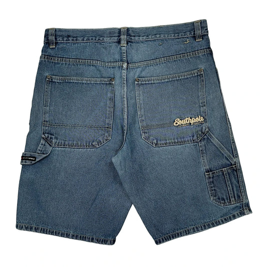 Vintage Southpole Denim Shorts - 36W 11L Blue Denim
