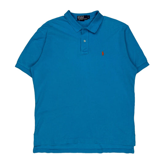 Polo By Ralph Lauren Polo Shirt - Large Blue Cotton
