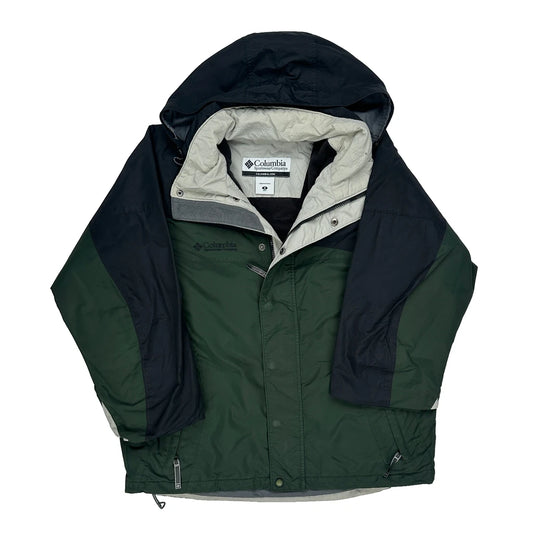 Columbia Ski Jacket - Medium Green Polyester