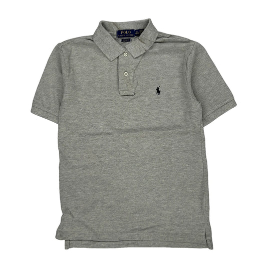 Age 8-9 Polo By Ralph Lauren Polo Shirt - Medium Grey Cotton
