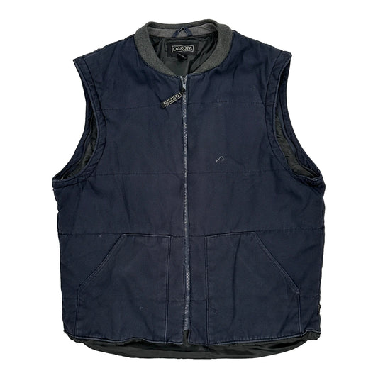 Dakota Gilet - Large Navy Polyester
