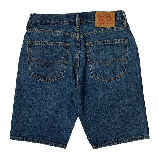 Levis Denim Shorts - 30W 10L Blue Cotton