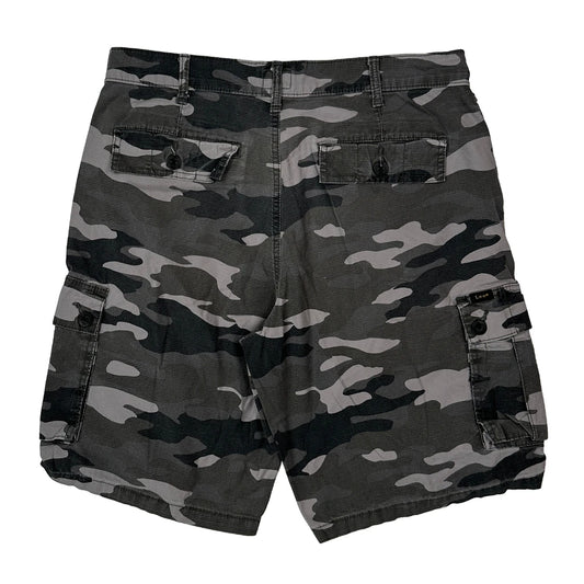 Lee Camo Cargo Shorts - 32W 10L Camo Cotton
