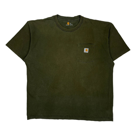 Carhartt T-Shirt - XL Green Cotton