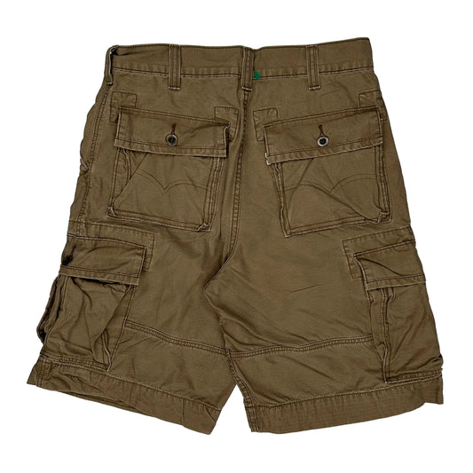 Levis Cargo Shorts - 32W 11L Brown Cotton