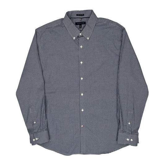 Tommy Hilfiger Slim Fit Shirt - XL Blue Cotton