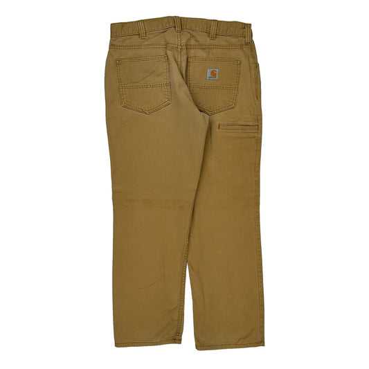 Carhartt Carpenter Trousers - 34W 28L Brown Cotton
