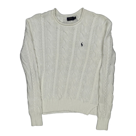 Polo By Ralph Lauren Jumper - XS White Cotton