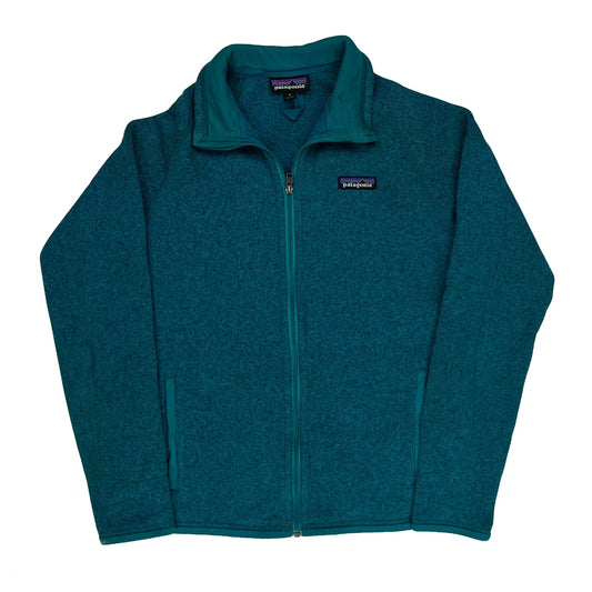 Patagonia Fleece Jacket - Small Blue Polyester