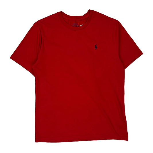 Polo By Ralph Lauren T-Shirt - XL Red Cotton