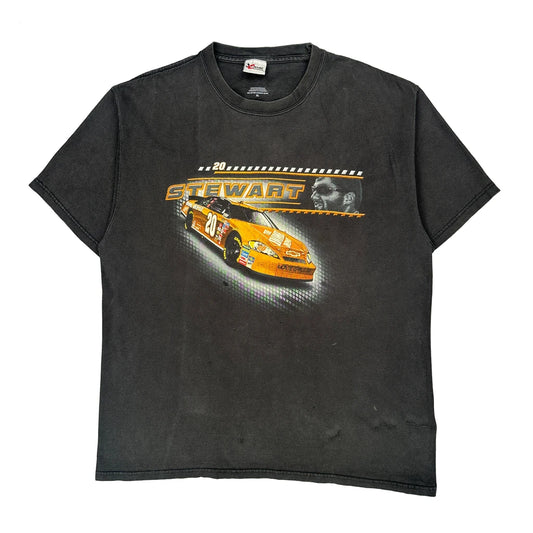 Stewart Chase Authentics Nascar T-Shirt - XL Black Cotton