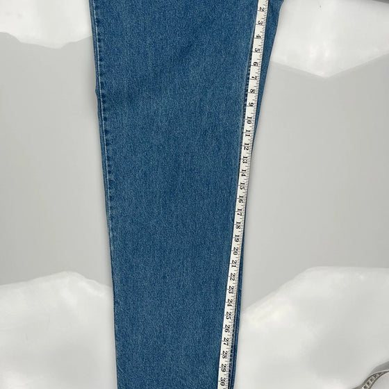 Relaxed Straight Leg Levis Jeans - 38W 32L Blue Cotton