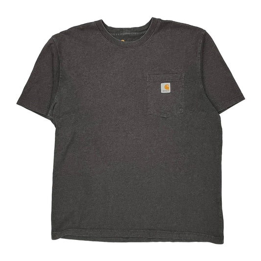 Original Fit Carhartt T-Shirt - Large Gray Cotton