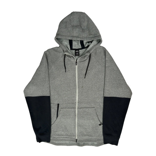 Vintage Oakley Hoodie - 2XL Grey Cotton Blend