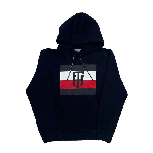 Vintage Tommy Hilfiger Hoodie - Large Navy Cotton