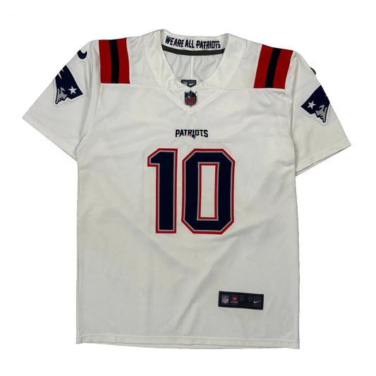 New England Patriots Nike Nfl Jersey - Small White Polyester