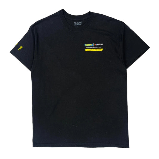 Leader Of The Pack Gildan Nascar T-Shirt - Large Black Cotton Blend
