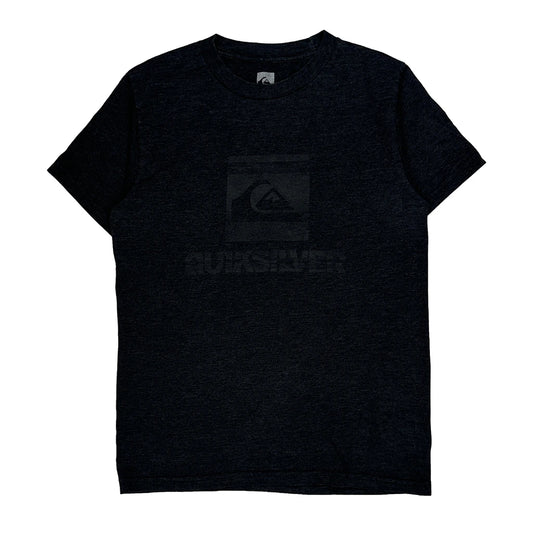 Vintage Quiksilver T-Shirt - Medium Black Polyester Blend