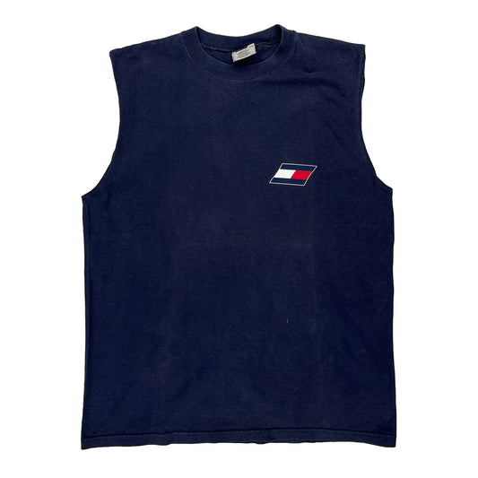 Tommy Hilfiger Vest - X-Large Navy Cotton