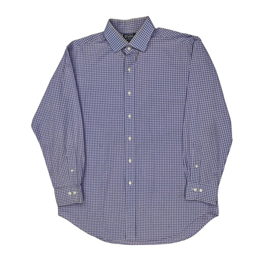 Polo By Ralph Lauren Checked Shirt - Large Blue Cotton