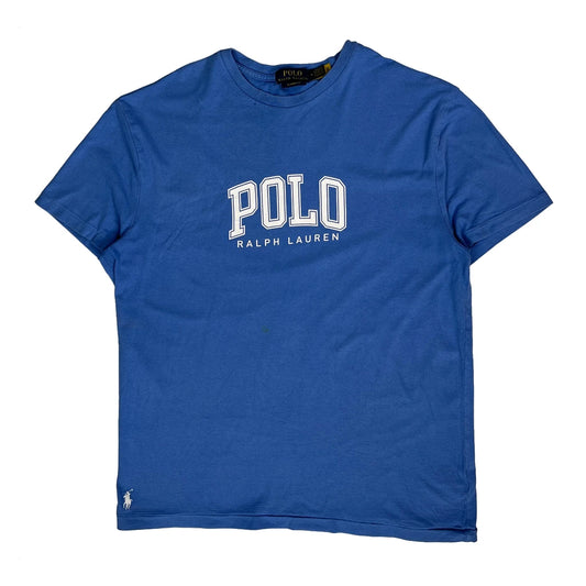 Vintage Polo By Ralph Lauren T-Shirt - Medium Blue Cotton