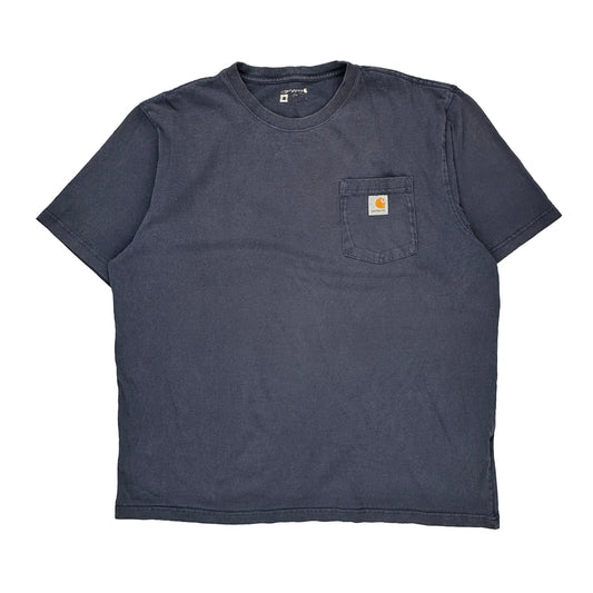 Carhartt T-Shirt - XL Navy Cotton
