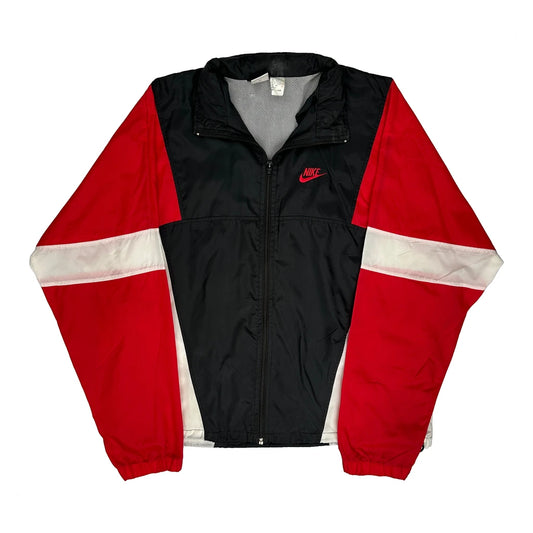 Nike Windbreaker - Large Black Nylon