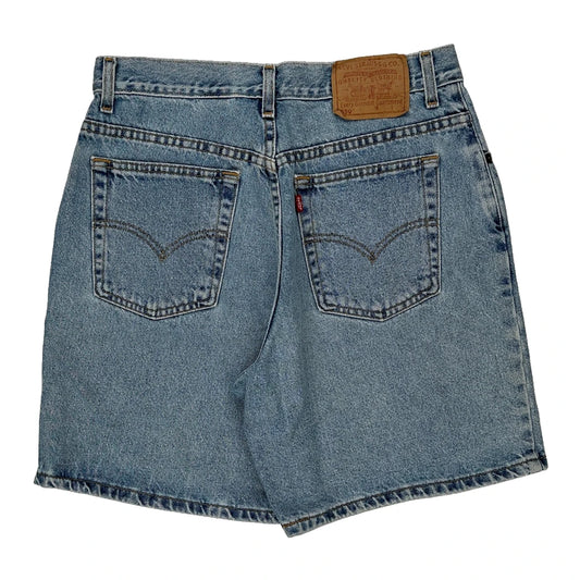 550 Levis Denim Shorts - 30W UK 10 Light Wash Cotton