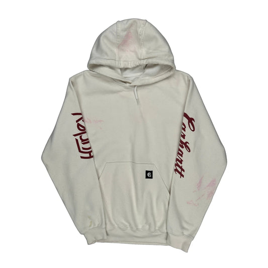 Bob Hurley Carhartt Graphic Hoodie - Small Red Cotton