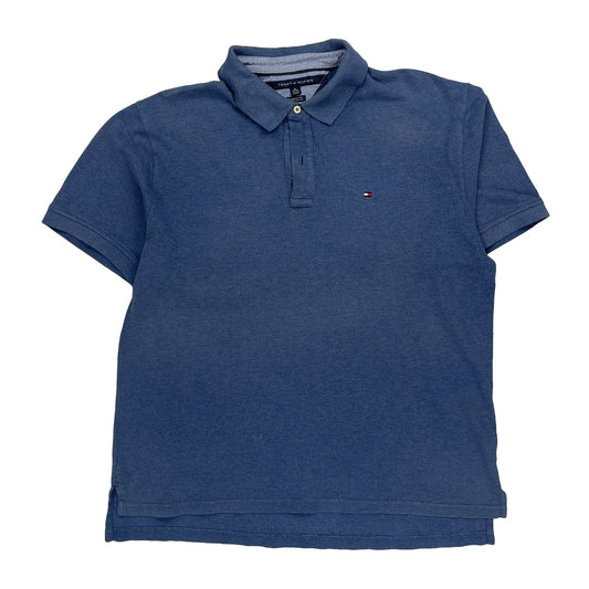 Tommy Hilfiger Polo Shirt - XL Blue Cotton