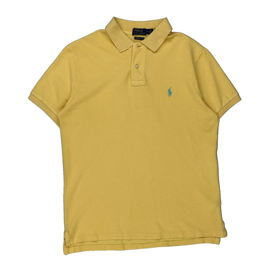 Polo By Ralph Lauren Polo Shirt - Medium Yellow Cotton
