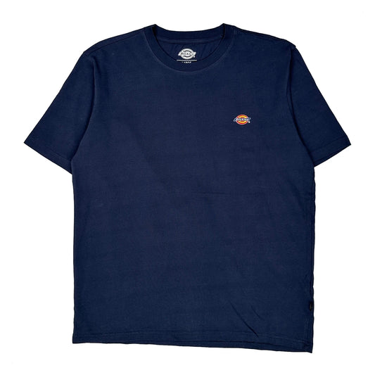 Dickies T-Shirt - Large Navy Cotton
