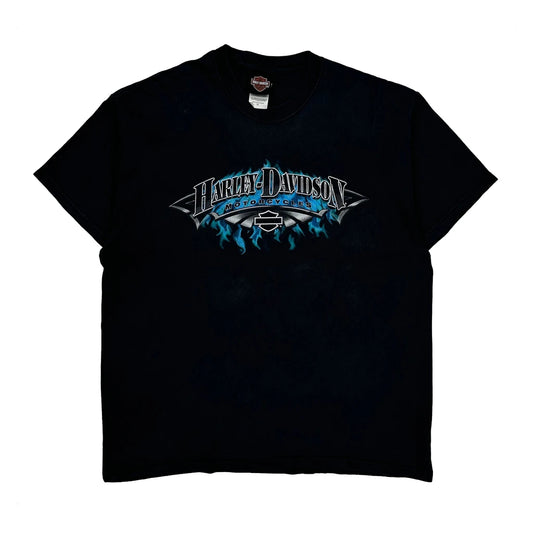Cycle City Ltd Harley Davidson Graphic T-Shirt - XL Black Cotton