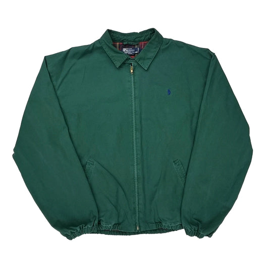 Polo By Ralph Lauren Harrington Jacket - Large Green Cotton