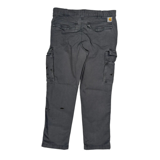 Carhartt Cargo Cargo Trousers - 34W 30L Grey Cotton