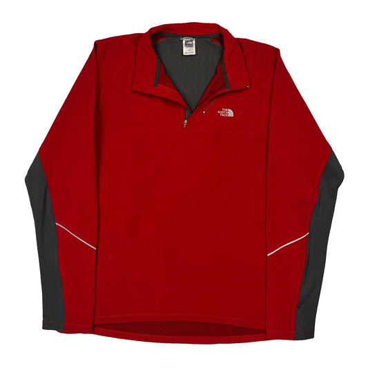 Vintage The North Face 1/4 Zip - XL Gray Polyester