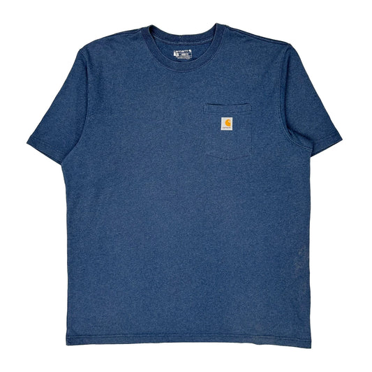 Carhartt Tall T-Shirt - XL Blue Cotton