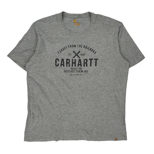 Carhartt T-Shirt - XL Grey Cotton