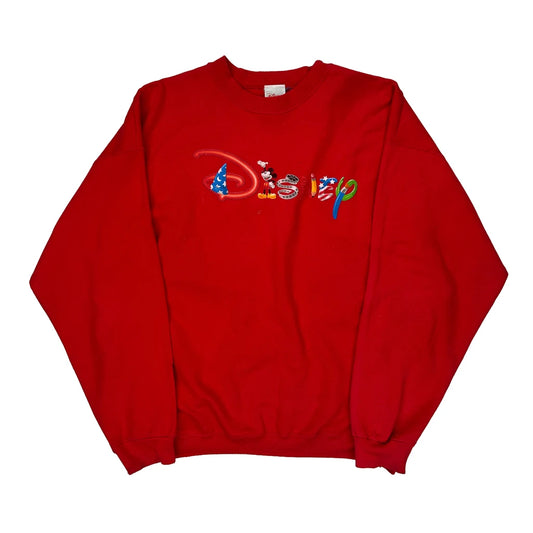 Disney Sweatshirt - XL Red Cotton