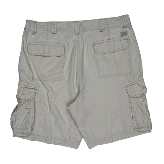 Chaps Ralph Lauren Cargo Shorts - 36W 10L Beige Cotton