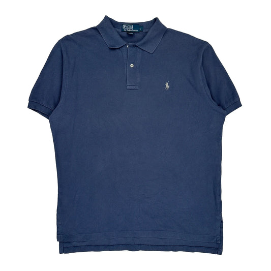 Polo By Ralph Lauren Polo Shirt - Large Blue Cotton