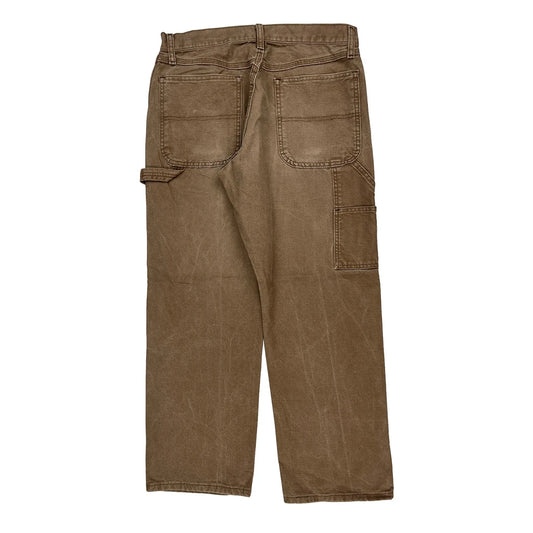 Carhartt Carpenter Trousers - 32W 30L Brown Cotton